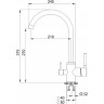 Смеситель GRANULA GR-2168 песок 2168 PECOK